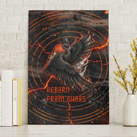 Bennu Canvas Wall Art Ancient Egyptian Lava Crack Texture, Phoenix Firebird and Reborn from Chaos - Wonder Print Shop