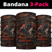 Bennu Neck Gaiter Ancient Egyptian Lava Crack Texture, Phoenix Firebird and Reborn from Chaos - Wonder Print Shop