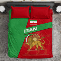 Iran National Heritage Bedding Set with Lion and Sun Emblem and Royal Coat of Arms