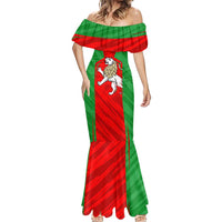 Iran National Pride Mermaid Dress with Bold Lion Crest and Country Silhouette