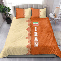 Iran Heritage Bedding Set with Traditional Pattern and Royal Emblem Design