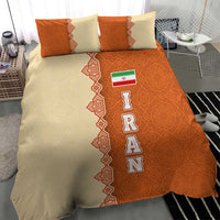 Iran Heritage Bedding Set with Traditional Pattern and Royal Emblem Design
