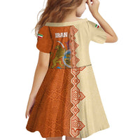 Iran Heritage Family Matching Puletasi and Hawaiian Shirt with Traditional Pattern and Royal Emblem Design