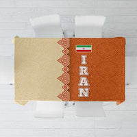 Iran Heritage Tablecloth with Traditional Pattern and Royal Emblem Design
