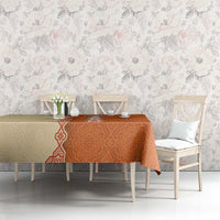 Iran Heritage Tablecloth with Traditional Pattern and Royal Emblem Design