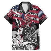 Hip Hop Graffiti Family Matching Mermaid Dress and Hawaiian Shirt with Rapper Portrait and American Flag Street Art - Wonder Print Shop