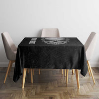 Bowling Skull Tablecloth with American Flag and Custom Name Text Design - Wonder Print Shop