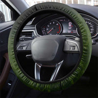 Crappie Fish Green Underwater Graphic Steering Wheel Cover with Name and Fishing Logo Design - Wonder Print Shop