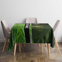 Crappie Fish Green Underwater Graphic Tablecloth with Custom Name and Fishing Logo Design - Wonder Print Shop