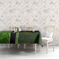Crappie Fish Green Underwater Graphic Tablecloth with Custom Name and Fishing Logo Design - Wonder Print Shop