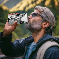 Golf Club Monochrome Design 4 in 1 Can Cooler Tumbler with Golf Ball and Club Graphic and Custom Name Print - Wonder Print Shop