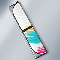 Back To School Auto Sun Shade New Year New Chapter Colorful Paint Splatter