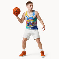 Back To School Basketball Jersey New Year New Chapter Colorful Paint Splatter