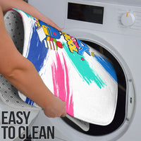 Back To School Bathroom Set New Year New Chapter Colorful Paint Splatter