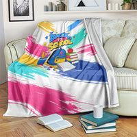 Back To School Blanket New Year New Chapter Colorful Paint Splatter
