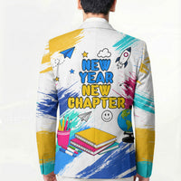Back To School Blazer New Year New Chapter Colorful Paint Splatter