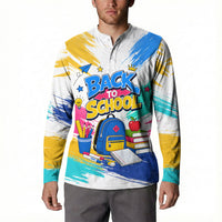 Back To School Button Sweatshirt New Year New Chapter Colorful Paint Splatter