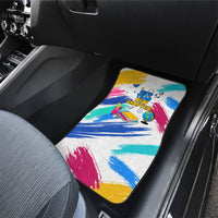 Back To School Car Mats New Year New Chapter Colorful Paint Splatter