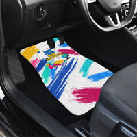 Back To School Car Mats New Year New Chapter Colorful Paint Splatter