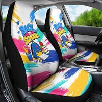 Back To School Car Seat Cover New Year New Chapter Colorful Paint Splatter