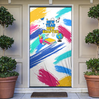 Back To School Door Cover New Year New Chapter Colorful Paint Splatter