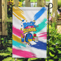 Back To School Garden Flag New Year New Chapter Colorful Paint Splatter