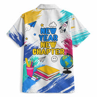 Back To School Hawaiian Shirt New Year New Chapter Colorful Paint Splatter