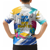 Back To School Hawaiian Shirt New Year New Chapter Colorful Paint Splatter