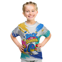 Back To School Kid T Shirt New Year New Chapter Colorful Paint Splatter