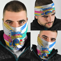 Back To School Neck Gaiter New Year New Chapter Colorful Paint Splatter