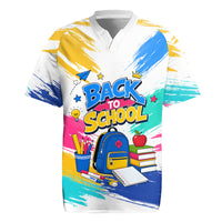 Back To School Rugby Jersey New Year New Chapter Colorful Paint Splatter