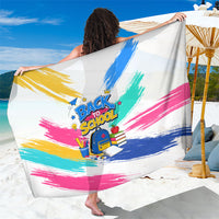 Back To School Sarong New Year New Chapter Colorful Paint Splatter