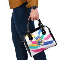 Back To School Shoulder Handbag New Year New Chapter Colorful Paint Splatter