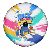 Back To School Spare Tire Cover New Year New Chapter Colorful Paint Splatter