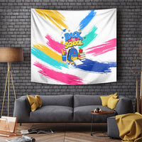 Back To School Tapestry New Year New Chapter Colorful Paint Splatter