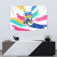 Back To School Tapestry New Year New Chapter Colorful Paint Splatter