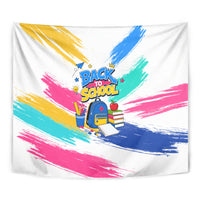 Back To School Tapestry New Year New Chapter Colorful Paint Splatter