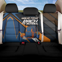 Personalized Back To School Back Car Seat Cover Student Backpack Basketball Geometric Stripes