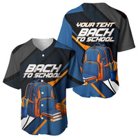 Personalized Back To School Baseball Jersey Student Backpack Basketball Geometric Stripes