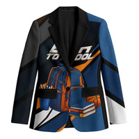 Personalized Back To School Blazer Student Backpack Basketball Geometric Stripes