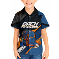 Personalized Back To School Hawaiian Shirt Student Backpack Basketball Geometric Stripes