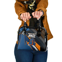 Personalized Back To School Shoulder Handbag Student Backpack Basketball Geometric Stripes