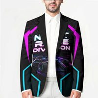 Personalized Night Race Division Blazer Cyberpunk Racing Synthwave Motorsport Neon Graphic