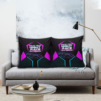 Personalized Night Race Division Pillow Cover Cyberpunk Racing Synthwave Motorsport Neon Graphic