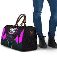 Personalized Night Race Division Travel Bag Cyberpunk Racing Synthwave Motorsport Neon Graphic