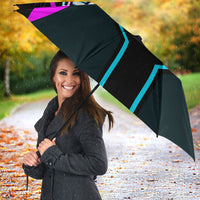 Personalized Night Race Division Umbrella Cyberpunk Racing Synthwave Motorsport Neon Graphic