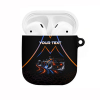 Personalized Night Race Division Motorsport AirPods Case Futuristic Neon Open Wheel Auto Racing