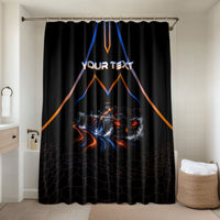 Personalized Night Race Division Motorsport Bathroom Set Futuristic Neon Open Wheel Auto Racing