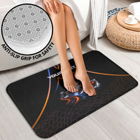 Personalized Night Race Division Motorsport Bathroom Set Futuristic Neon Open Wheel Auto Racing