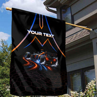 Personalized Night Race Division Motorsport Garden Flag Futuristic Neon Open Wheel Auto Racing